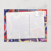 Pinball Postkarte (Rückseite)