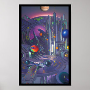 Pinball-Raumschiff, Galaxy-Klasse Poster