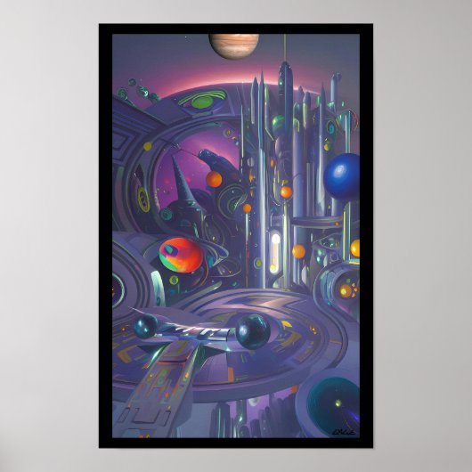 Pinball-Raumschiff, Galaxy-Klasse Poster (Vorne)