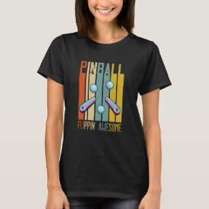 Pinball Retro Drehend Phantastisches Pinball Spiel T-Shirt