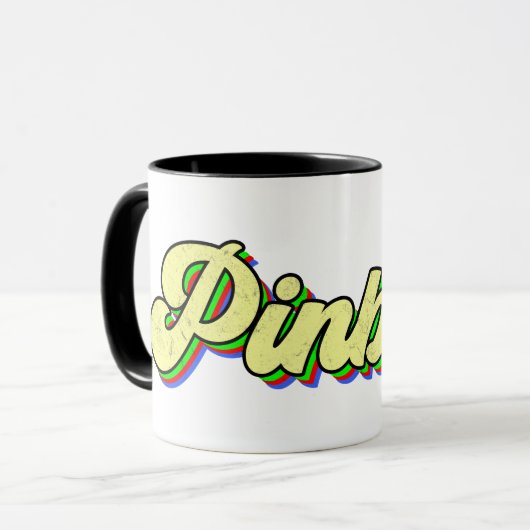 Pinball Retro Gaming Tasse (Vorderseite Links)