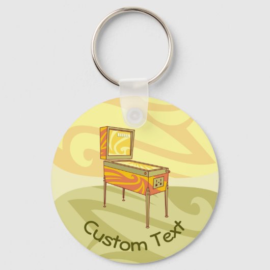 Pinball-Schlüsselanhänger Schlüsselanhänger (Vorderseite)