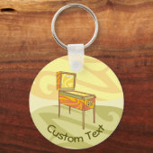 Pinball-Schlüsselanhänger Schlüsselanhänger (Vorderseite)