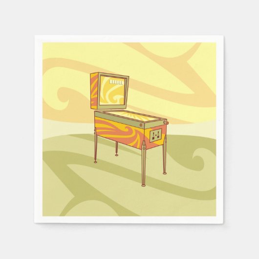 Pinball Serviette (Vorderseite)