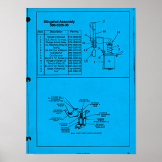 Pinball-Slingshot Poster