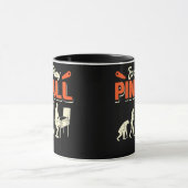 Pinball Spiel Pinball Spielerdesign Tasse (Zentrum)