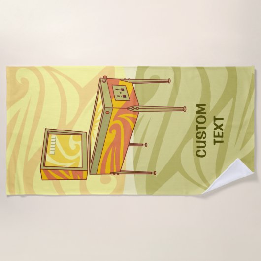 Pinball Strandtuch (Vorderseite)