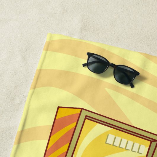 Pinball Strandtuch (Beispiel)