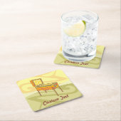 Pinball-Untersetzer Rechteckiger Pappuntersetzer (Vor Ort)