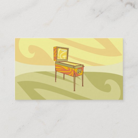 Pinball Visitenkarte (Rückseite)