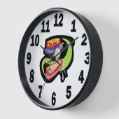 Pinball-Wanduhr mit Holzrahmen #6 Uhr (Winkel)