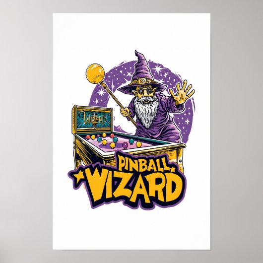 Pinball Wizard Fantasy Art Poster #13 (Vorne)
