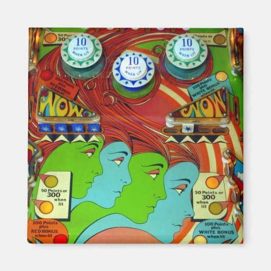 Pinball Wizard II Magnet (Vorne)
