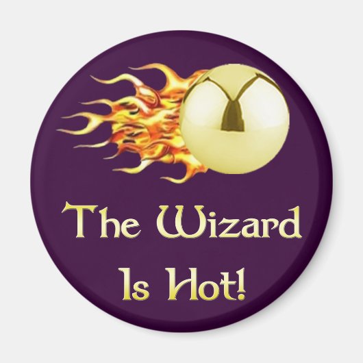 Pinball Wizard ist heiß Magnet (Vorne)