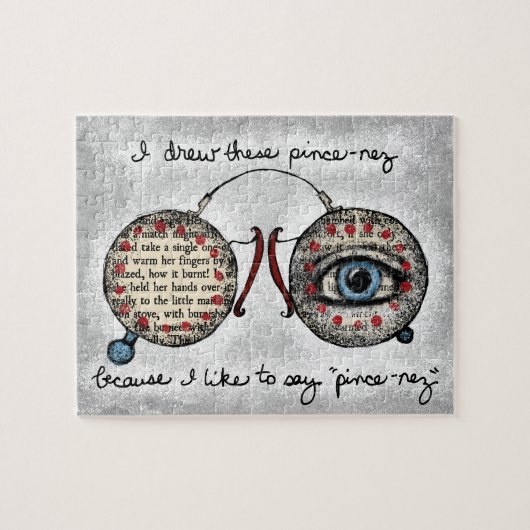 Pince-Nez Jigsaw Puzzle (Horizontal)
