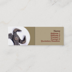 Pincers Business Card Mini Visitenkarte