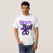 Pinch and Roll for Testicular Cancer Awareness T-Shirt (Vorne ganz)