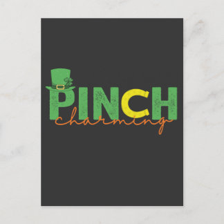 Pinch CHarm Funny St Patrick's Day Irish Gift Einladungspostkarte