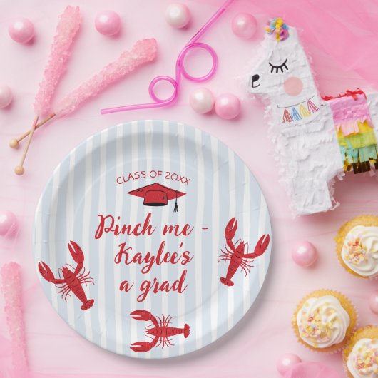 Pinch Me Crawfish & Cap 2025 Graduation Party Pappteller (Party)