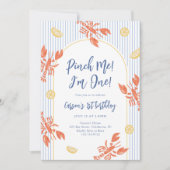 Pinch Me Hummer Birthday Coaststreifen Einladung (Vorderseite)