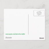 Pinch Me und Die Funny St Patricks Day Design Postkarte (Rückseite)