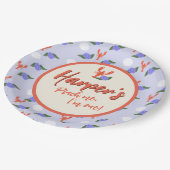 "Pinch mich! Ich bin ein" Küstenlobster zum Geburt Pappteller (Schrägansicht)