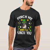 Pinch Mich, ich sage dir Boxer St Patricks Day T-Shirt (Vorderseite)