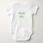 Pinch Proof Irish White Bodysuit Baby Strampler (Rückseite)