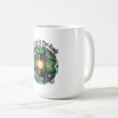 Pinch-Proof Lantern Clover T-Shirt | “Pinch-Proof' Kaffeetasse (VorderseiteRechts)