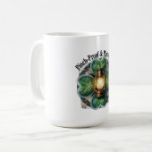 Pinch-Proof Lantern Clover T-Shirt | “Pinch-Proof' Kaffeetasse (Vorderseite Links)