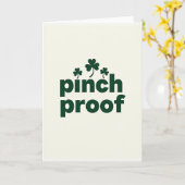 Pinch Proof Shamrock Day Card Karte (Gelbe Blume)