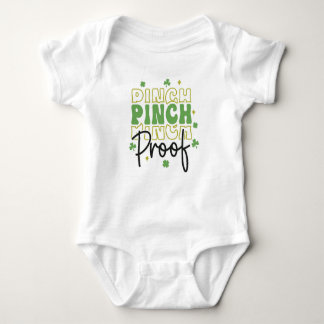 Pinch Proof St. Patricks Day Baby Strampler