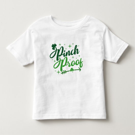 Pinch Proof | St. Patrick's Day Niedlicher T - Shi Kleinkind T-shirt (Vorderseite)