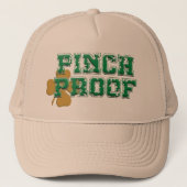 Pinch Proof St Patricks Design Truckerkappe (Vorderseite)
