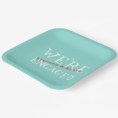 Pinch Uns Aquamarin Blue Verlobung Crawfish Boil P Pappteller (Gewinkelt)