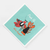 Pinch Uns Wir sind Verlobt Crawfish Boil Dusche Pa Serviette (Ecke)