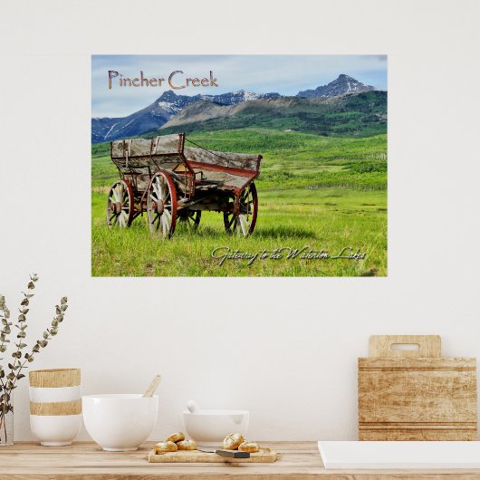 Pincher Creek Alberta Poster (Küche)