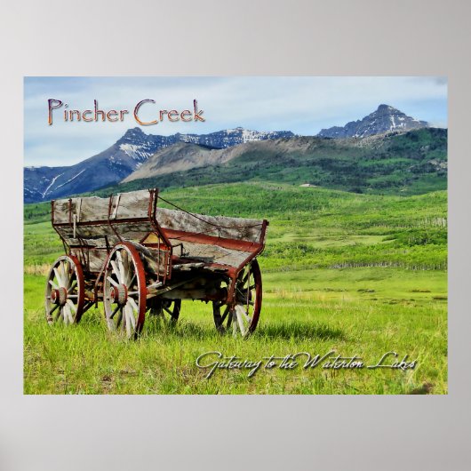 Pincher Creek Alberta Poster (Vorne)