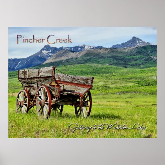 Pincher Creek Alberta Poster (Vorne)