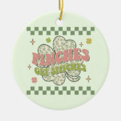 Pinches erhalten Stitches Keramik Ornament (Vorne)