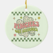 Pinches erhalten Stitches Keramik Ornament (Hinten)