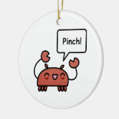 Pinchy Crab Keramikornament (Links)