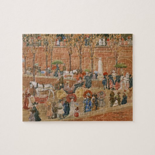 Pincian Hill, Rom, von Maurice Prendergast Puzzle (Horizontal)