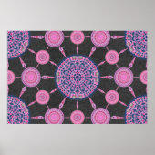 Pincushion Cactus Array 1A Poster (Vorne)