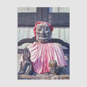 Pindola Bharadvaja Buddhistische Statue - Nara, Ja Seidenpapier