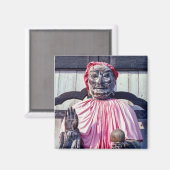 Pindola-Bharadvaja-Statue in Nara - Japan Magnet (Vorderseite/Rückseite)