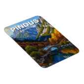 Pindus National Park Griechenland Travel Magnet (Rechte Seite)