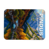 Pindus National Park Griechenland Travel Magnet (Horizontal)