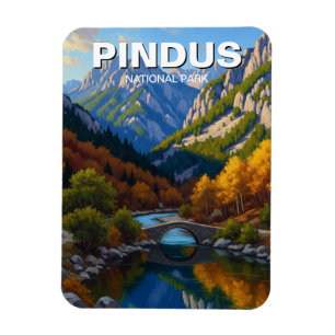 Pindus National Park Griechenland Travel Magnet