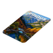 Pindus National Park Griechenland Travel Magnet (Linke Seite)